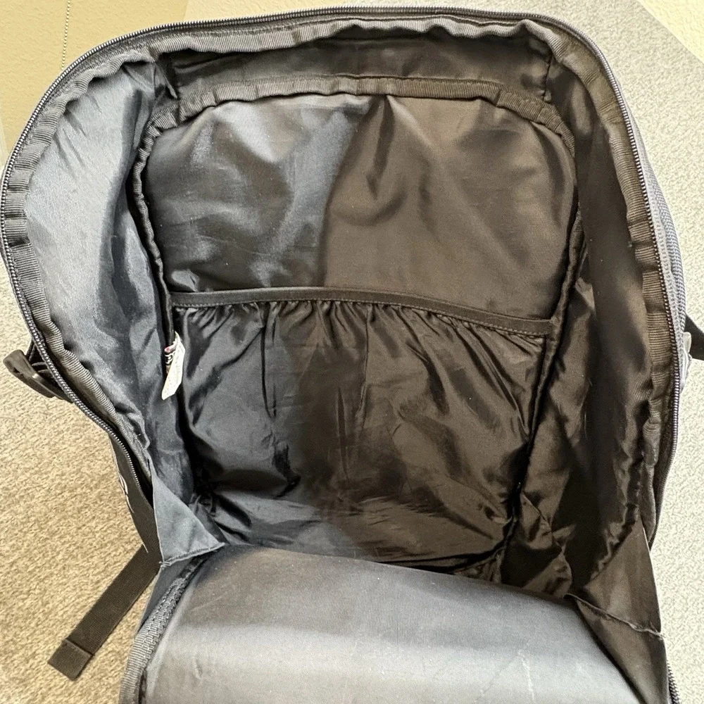 KAPPA Laptop‎ Backpack Blue Black Y2K Strap School College Skate